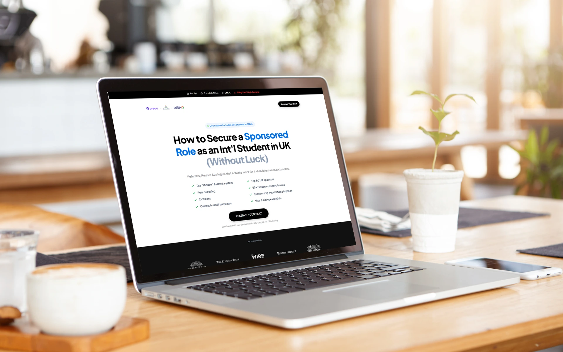 Event Registration Landing Page